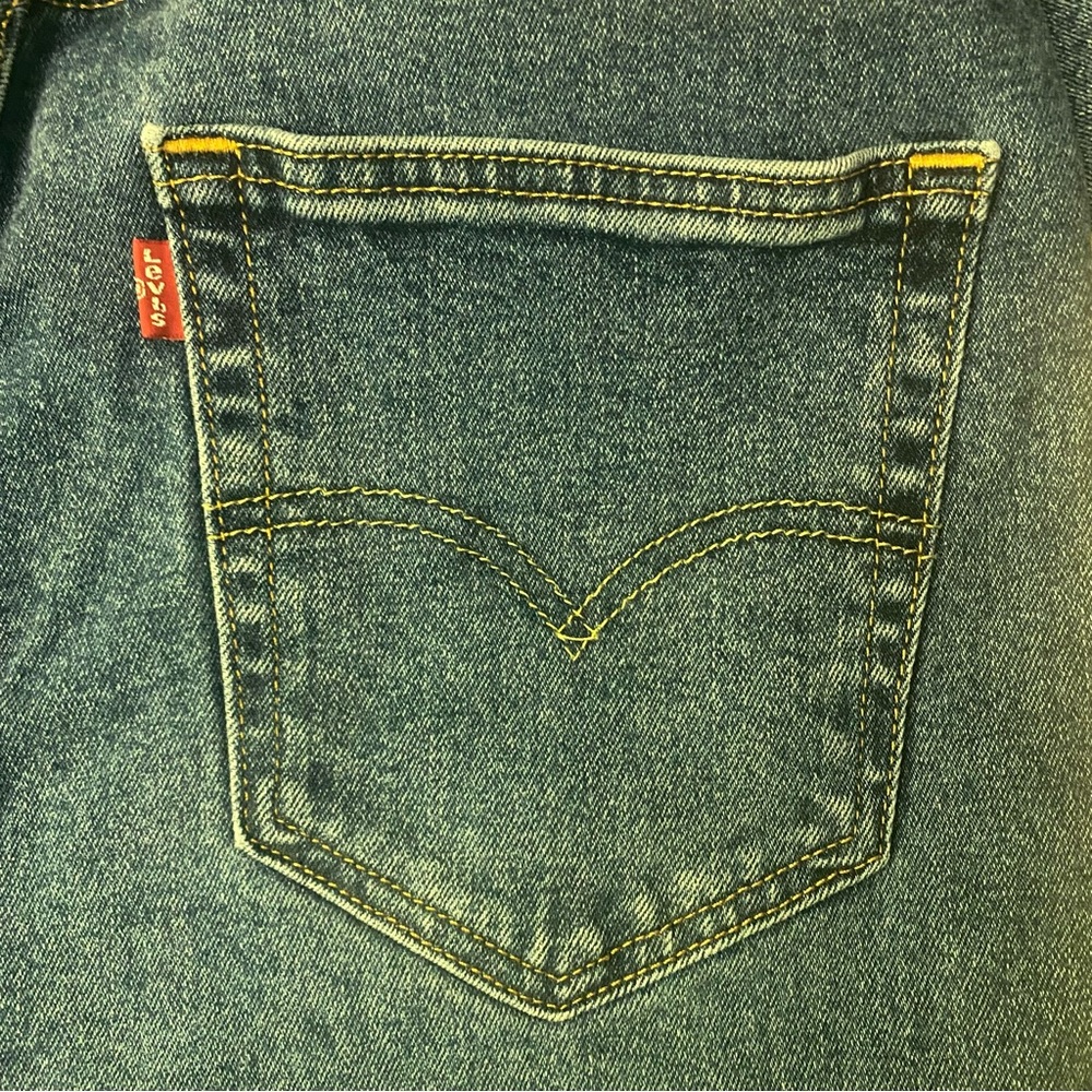 Levi's 512 Men's Denim Jeans - Dark Blue GUC 34x34 - Picture 4 of 6